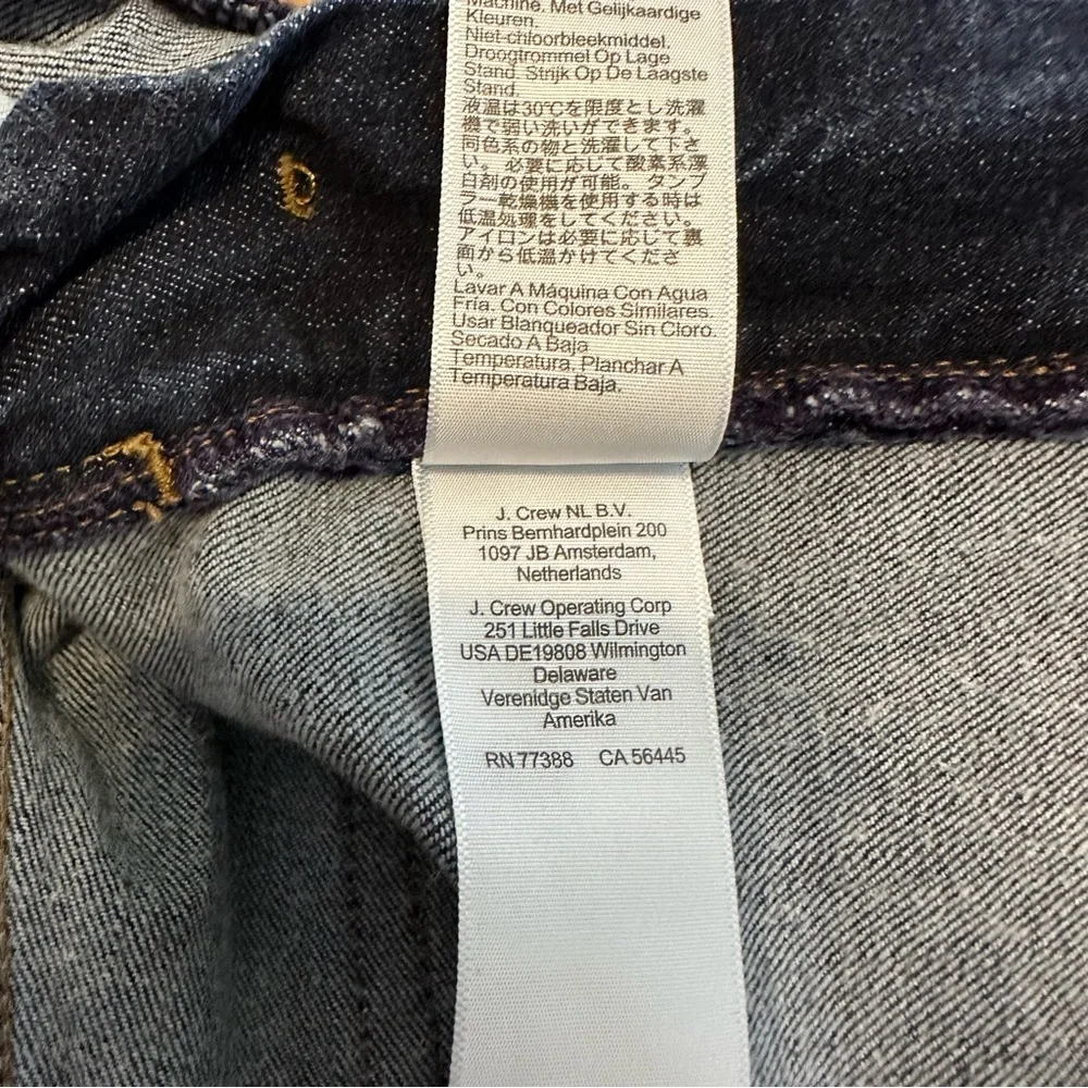 J. Crew Signature Flex Straight-Fit Jeans Men’s Size W31 L32 Dark Wash